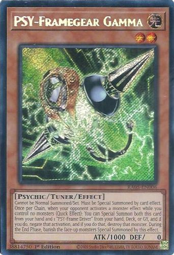 [RA05-EN006] PSY-Framegear Gamma (Secret Rare)<1st>