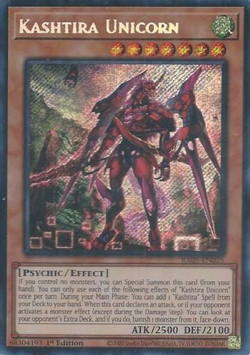 [RA05-EN025] Kashtira Unicorn (Secret Rare)<1st>