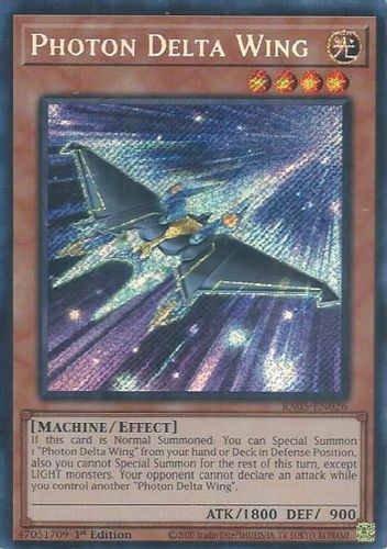 [RA05-EN026] Photon Delta Wing (Secret Rare)<1st>