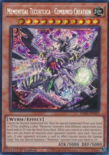 [RA05-EN029] Mementoal Tecuhtlica - Combined Creation (Secret Rare)<1st>