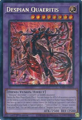 [RA05-EN036] Despian Quaeritis (Secret Rare)<1st>