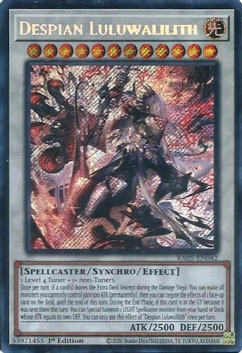 [RA05-EN042] Despian Luluwalilith (Secret Rare)<1st>