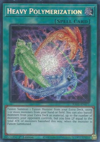 [RA05-EN071] Heavy Polymerization (Secret Rare)<1st>