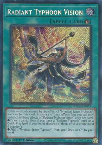 [RA05-EN075] Radiant Typhoon Vision (Secret Rare)<1st>