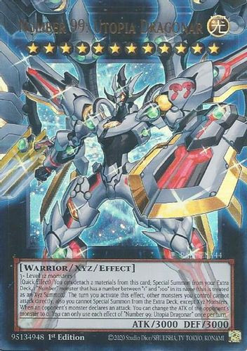 [RA05-EN144] Number 99: Utopia Dragonar (Extended Art) (Ultra Rare)<1st>