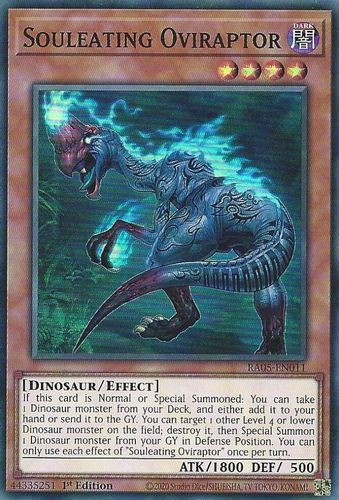 [RA05-EN011] Souleating Oviraptor (Super Rare)<1st>