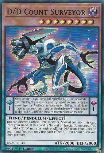 [RA05-EN034] D/D Count Surveyor (Super Rare)<1st>