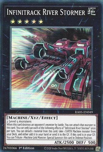 [RA05-EN049] Infinitrack River Stormer (Super Rare)<1st>