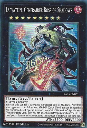 [RA05-EN051] Laevatein, Generaider Boss of Shadows (Super Rare)<1st>