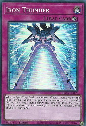[RA05-EN079] Iron Thunder (Super Rare)<1st>