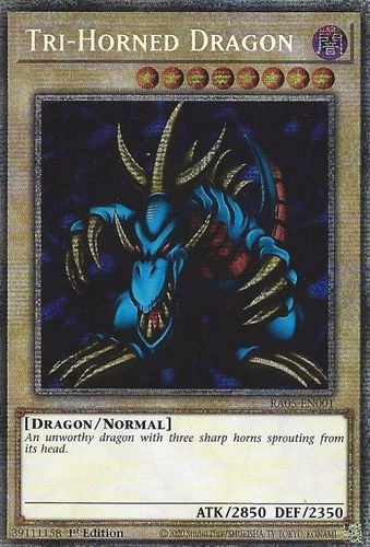 [RA05-EN001] Tri-Horned Dragon (Starlight Rare)<1st>