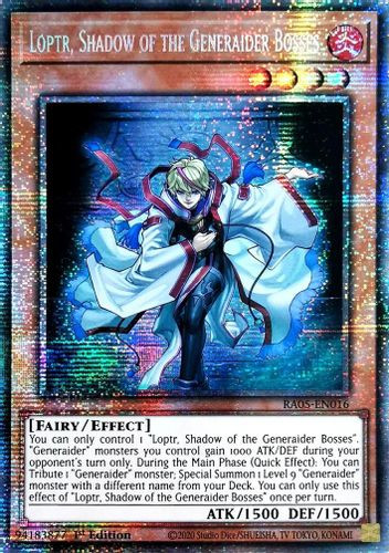[RA05-EN016] Loptr, Shadow of the Generaider Bosses (Starlight Rare)<1st>
