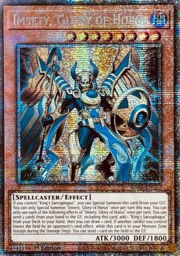 [RA05-EN027] Imsety, Glory of Horus (Starlight Rare)<1st>