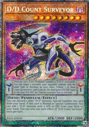 [RA05-EN034] D/D Count Surveyor (Starlight Rare)<1st>