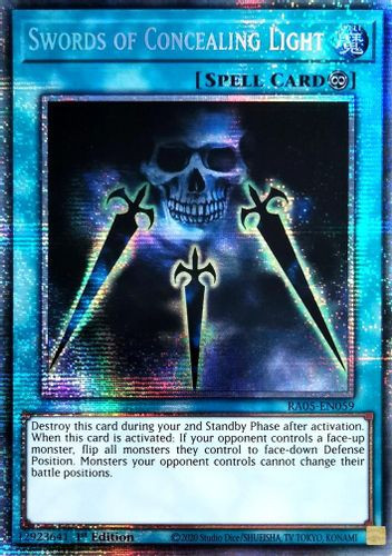 [RA05-EN059] Swords of Concealing Light (Starlight Rare)<1st>