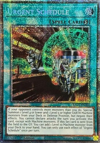 [RA05-EN064] Urgent Schedule (Starlight Rare)<1st>