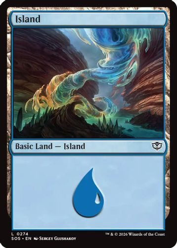 [SOS-0274](L) Island (Foil)