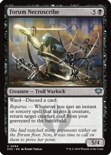[SOS-0084](U) Forum Necroscribe (Foil)