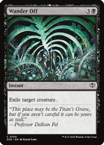 [SOS-0104](C) Wander Off (Foil)
