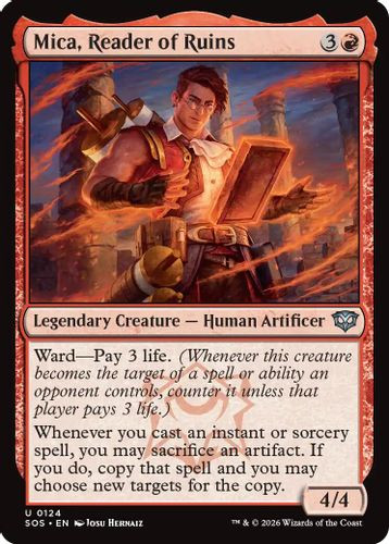 [SOS-0124](U) Mica, Reader of Ruins (Foil)