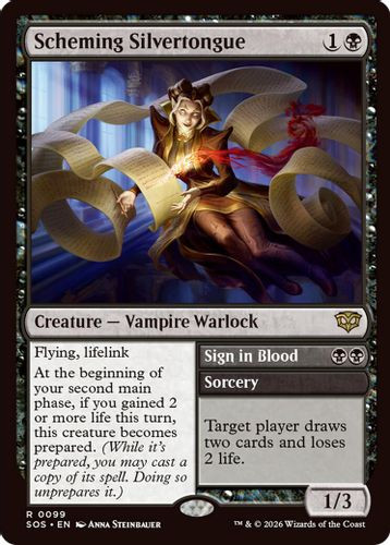 [SOS-0099](R) Scheming Silvertongue // Sign in Blood