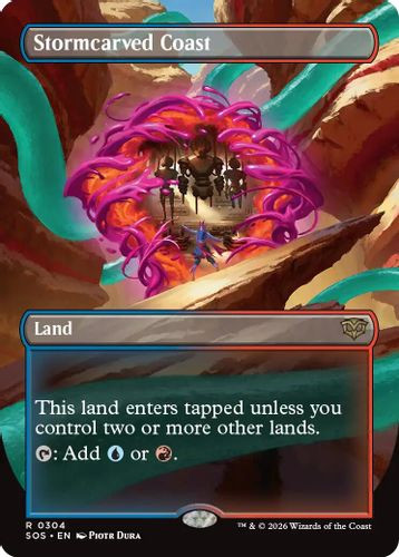 [SOS-0304](R) Stormcarved Coast (Borderless)