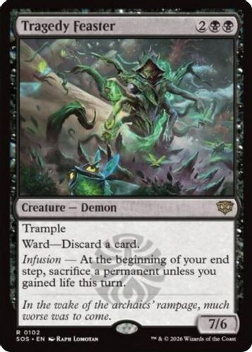 [SOS-0102](R) Tragedy Feaster (Foil)