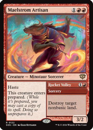 [SOS-0122](R) Maelstrom Artisan // Rocket Volley (Foil)