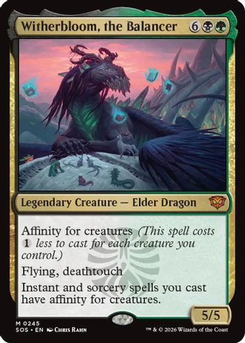 [SOS-0245](M) Witherbloom, the Balancer (Foil)