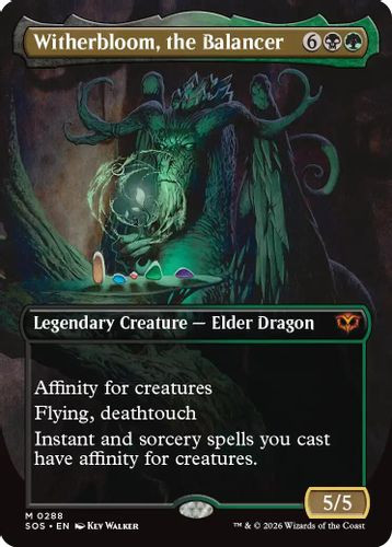 [SOS-0288](M) Witherbloom, the Balancer (Borderless) (Foil)