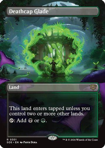 [SOS-0301](R) Deathcap Glade (Borderless) (Foil)