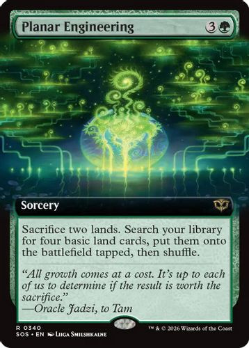 [SOS-0340](R) Planar Engineering (Extended Art) (Foil)
