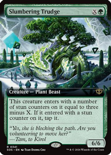 [SOS-0341](R) Slumbering Trudge (Extended Art) (Foil)