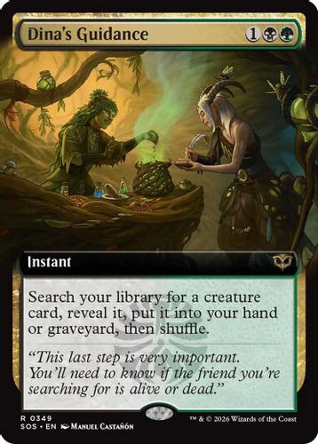 [SOS-0349](R) Dina's Guidance (Extended Art) (Foil)