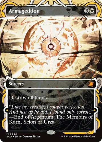 [SOA-0003](M) Armageddon (Foil)