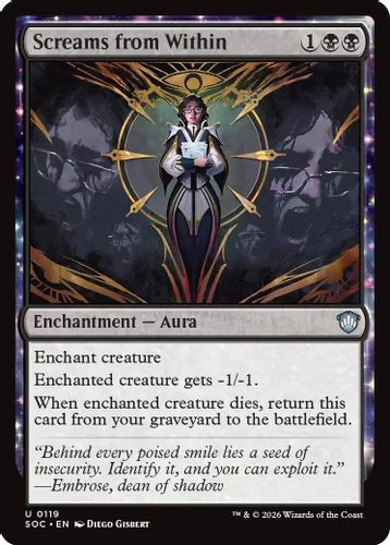 [SOC-0119](U) Screams from Within