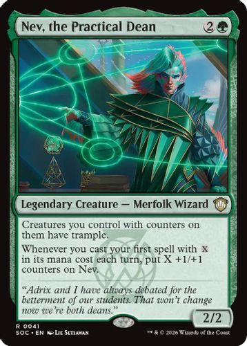 [SOC-0041](R) Nev, the Practical Dean