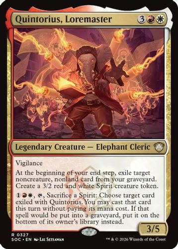 [SOC-0327](R) Quintorius, Loremaster