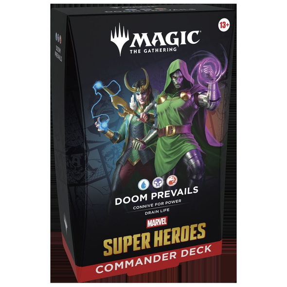 Magic the Gathering: Universes Beyond - Marvel Commander Deck (Doom Prevails Blue-Black-Red)