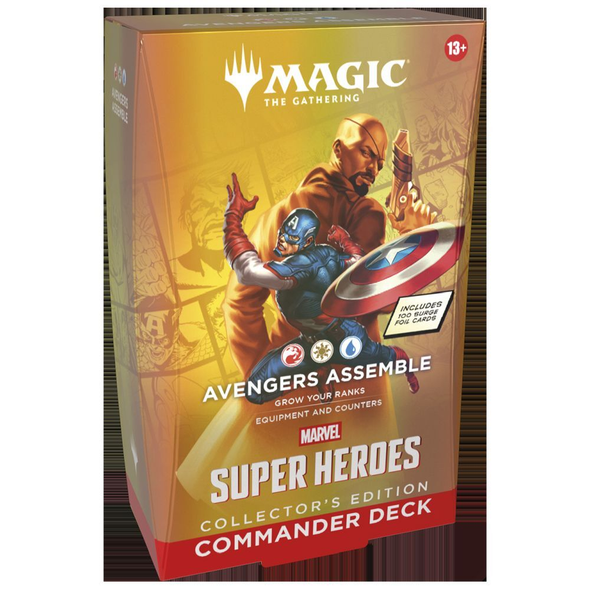 Magic the Gathering: Universes Beyond - Marvel Collector Commander Deck (Avengers Assemble Red-White-Blue)