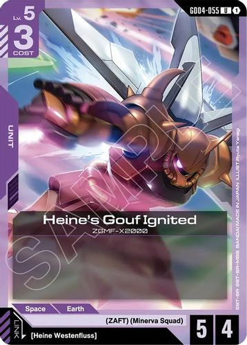 [GD04-055](U) Heine's Gouf Ignited