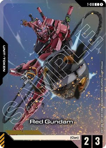 [T-018](C) Red Gundam {PCC Gundam Assemble-PC02A} {Foil}