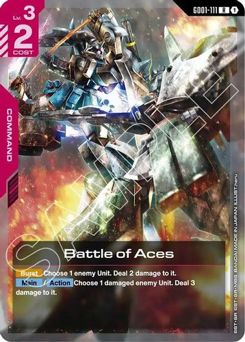 GD01-111](R+) Battle of Aces {Alt Art} {Foil} - Grand J Games