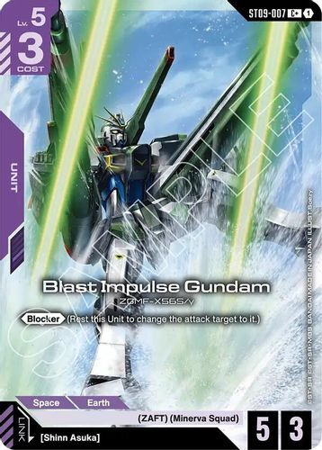 [ST09-007](C+) Blast Impulse Gundam {Alt Art} {Foil}