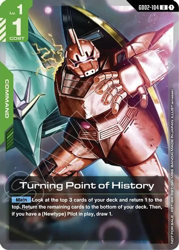 [GD02-104](UC) Turning Point of History {Store Tournament Participant Pack 04} {Foil}