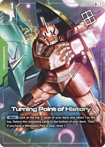 [GD02-104](U+) Turning Point of History {Store Tournament Winner Pack 04} {Foil}