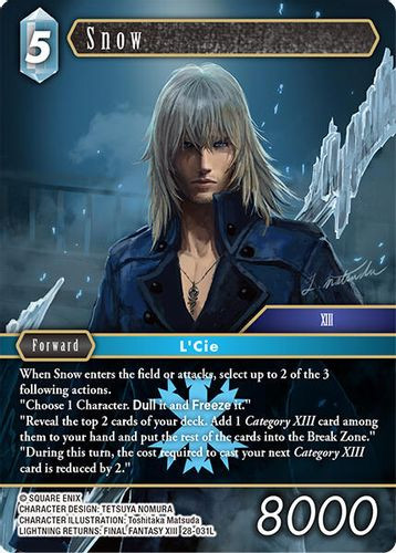 [28-031](L) Snow (Foil)