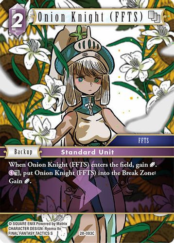 [28-083](C) Onion Knight (FFTS) (Foil)