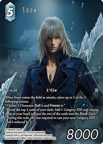 [28-031](L) Snow (Full Art) (Foil)