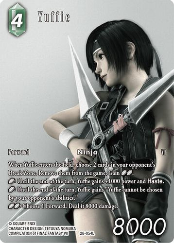 [28-054](L) Yuffie (Full Art) (Foil)